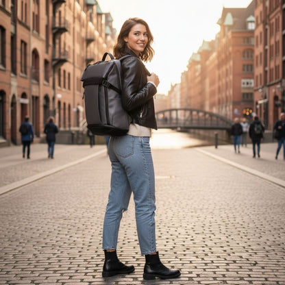 Elbward- Wetterfester Roll Top Rucksack