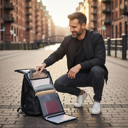 Elbward- Wetterfester Roll Top Rucksack