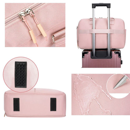 Elbsturm -  Erweiterbare Reisehandtasche für Puristen: robust, elegant, nordisch.