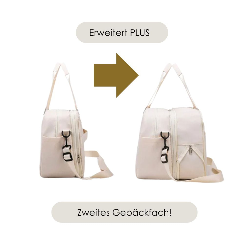 Elbbrise -  Erweiterbare Reisehandtasche