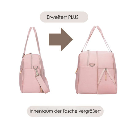 Elbsturm -  Erweiterbare Reisehandtasche für Puristen: robust, elegant, nordisch.