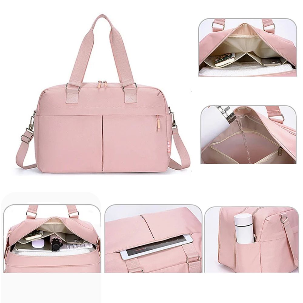 Elbsturm -  Erweiterbare Reisehandtasche für Puristen: robust, elegant, nordisch.