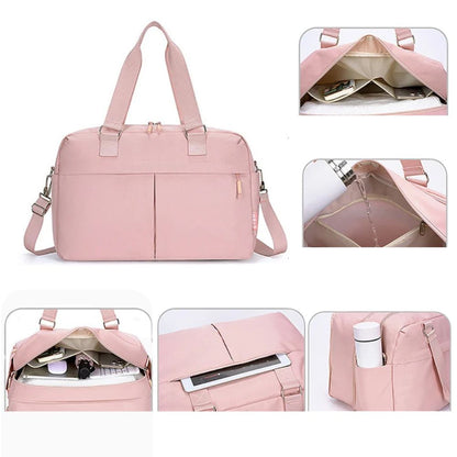 Elbsturm -  Erweiterbare Reisehandtasche für Puristen: robust, elegant, nordisch.