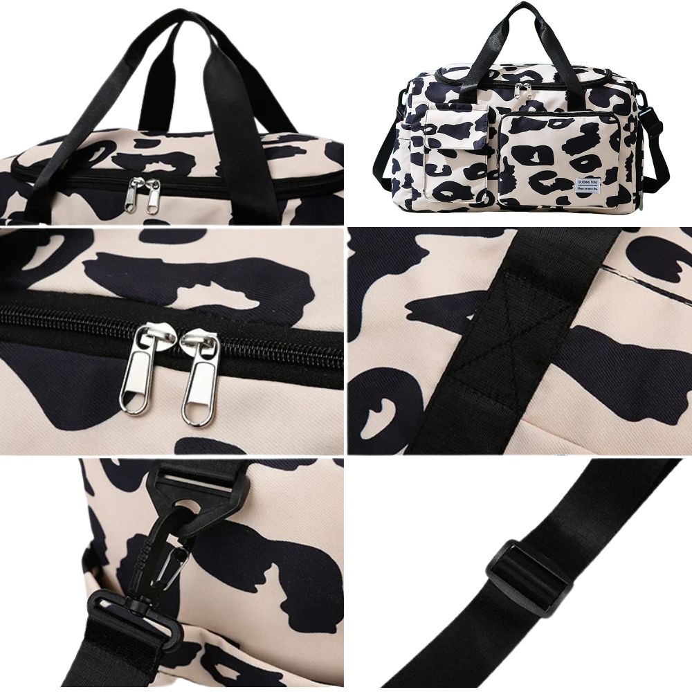 Strandwild - Leoprint & Zebralook Sport-, Reise- & Badetasche