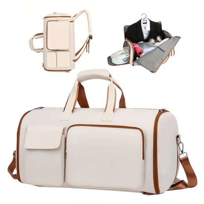 Mara - Reisetasche & Rucksack mit Kleidersack & mehr Platz