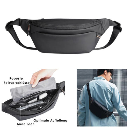 MR8 – Robuste Schulter- & Brusttasche für Alltag & Reisen