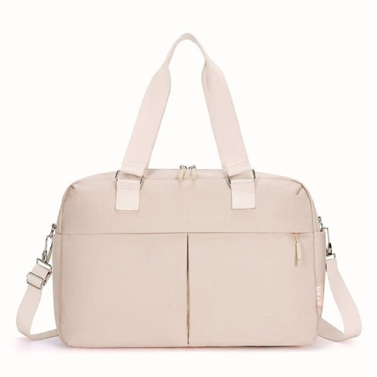 Elbsturm -  Erweiterbare Reisehandtasche für Puristen: robust, elegant, nordisch.