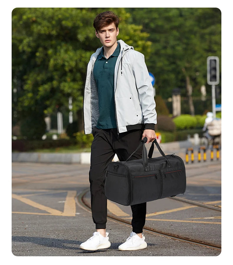 Stadthafen - Reisetasche & Rucksack mit Kleidersack