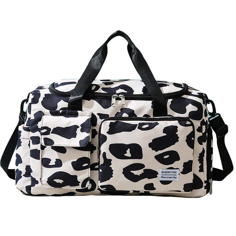 Strandwild - Leoprint & Zebralook Sport-, Reise- & Badetasche